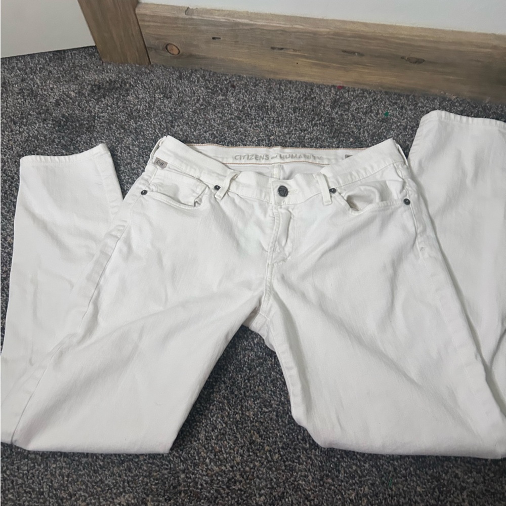Citizens Of Humanity White Thompson 29” Skinny Women's Jeans Clean Girl Scandi